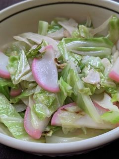 キャベツとかまぼこの炒め物-レシピのメイン写真