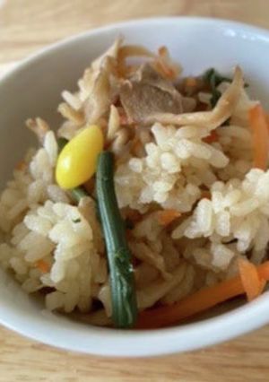 きのこの炊き込みご飯-レシピのメイン写真