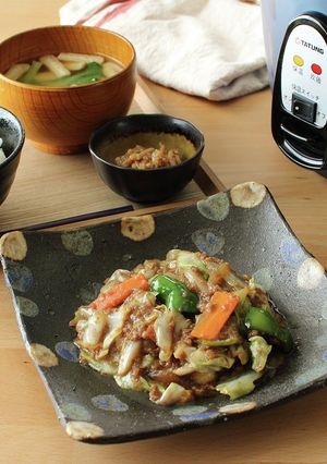 キャベツとひき肉の回鍋肉風-レシピのメイン写真