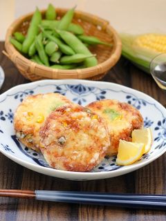 とうもろこしと枝豆のがんもどき-レシピのメイン写真