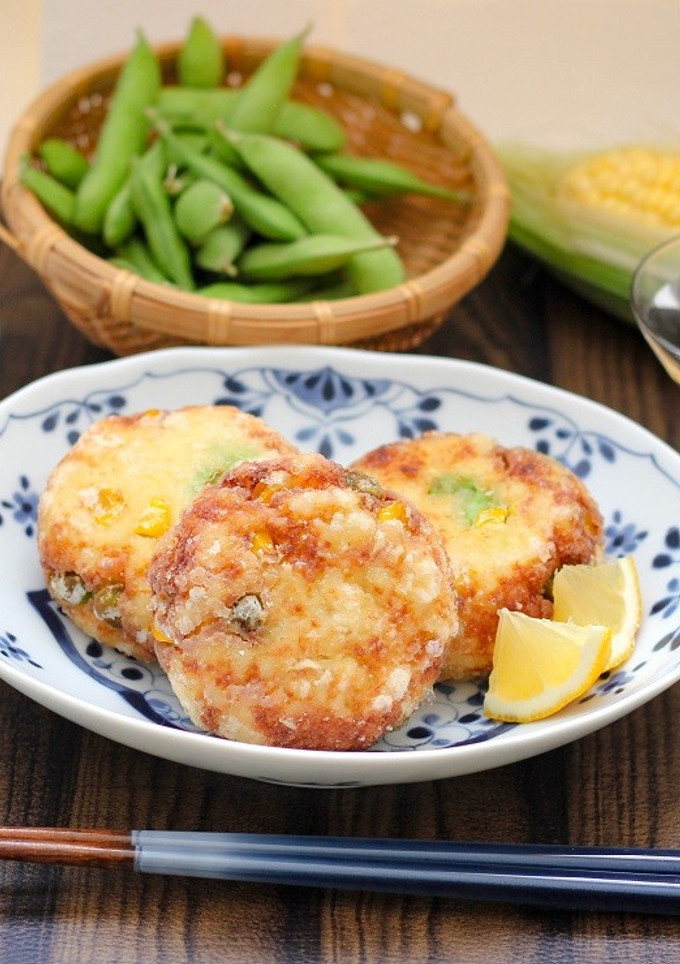 とうもろこしと枝豆のがんもどき-レシピのメイン写真