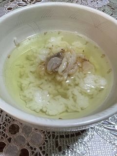 トラフグの塩辛のお茶漬け-レシピのメイン写真