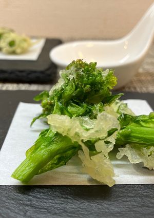 春です！菜の花の天ぷら♪-レシピのメイン写真