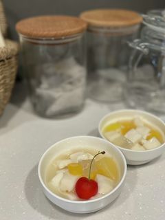 簡単 さっぱり おやつ 牛乳寒天 ポンチ-レシピのメイン写真