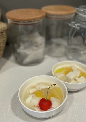 簡単 さっぱり おやつ 牛乳寒天 ポンチ-レシピのメイン写真