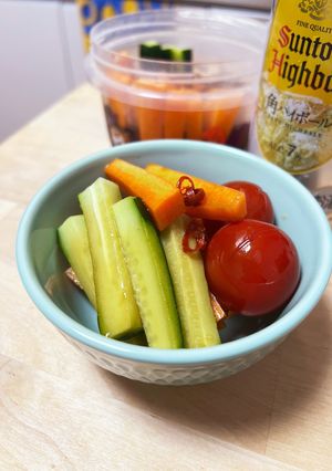 彩り鮮やか!夏野菜のかんたん酢マリネ-レシピのメイン写真