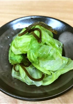 レタスの塩ふき昆布浅漬け-レシピのメイン写真