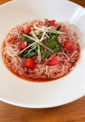 夏にぴったりトマジューそうめん-レシピのメイン写真
