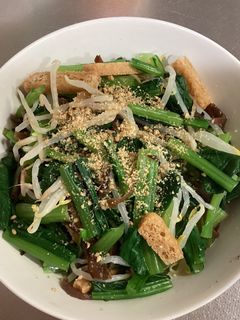 小松菜ともやしのおひたし 学校給食より-レシピのメイン写真