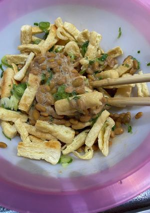 納豆とカリカリあげの和物-レシピのメイン写真