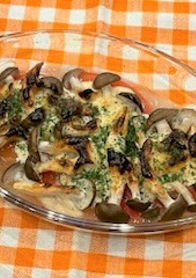 トマトとしめじの味噌マヨネーズ焼き-レシピのメイン写真
