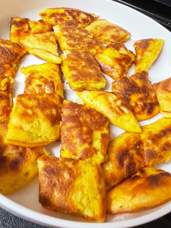 【離乳食】卵黄でお好み焼き風おやき-レシピのメイン写真