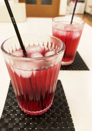 甘さ控えめ！赤しそジュース-レシピのメイン写真