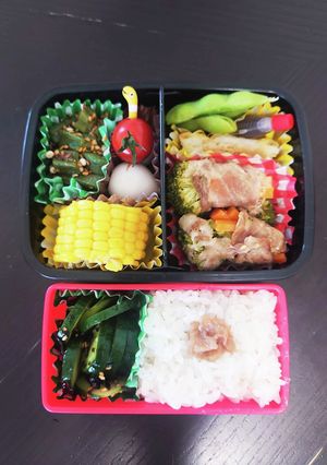 小3男★遠足弁当（肉巻き等）-レシピのメイン写真