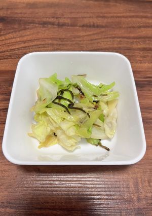 キャベツの塩昆布炒め-レシピのメイン写真