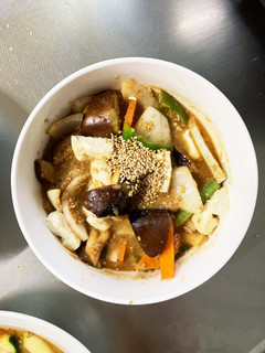 肉無豆腐簡単きな粉ゴマだれ味野菜炒め-レシピのメイン写真