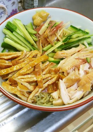 前期高齢者用タンパク＆野菜摂取冷やし中華-レシピのメイン写真