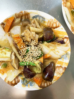 きな粉味噌炒味豚こま大根青椒肉絲風-レシピのメイン写真
