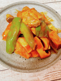 チキンと野菜のトマトカレー炒め-レシピのメイン写真