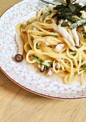 ツナときのこの和風パスタ（ワンポット）-レシピのメイン写真