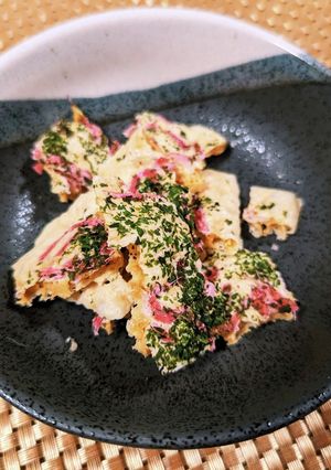 5分で！紅しょうがのカリカリチーズ磯焼き-レシピのメイン写真
