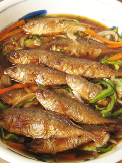 豆アジの南蛮漬け(二杯酢&三杯酢)-レシピのメイン写真