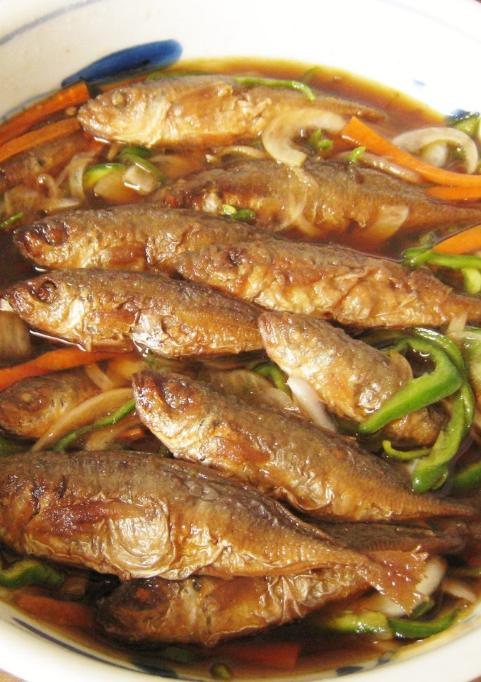 豆アジの南蛮漬け(二杯酢＆三杯酢)-レシピのメイン写真