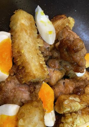 豚肉ととうもろこしの甘辛炒め-レシピのメイン写真