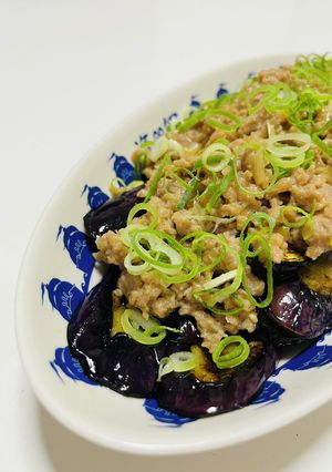 茄子の肉味噌がけ-レシピのメイン写真