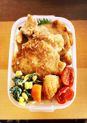 作り置き 生姜焼きお弁当-レシピのメイン写真
