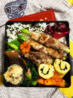 6/29 ヨッチャンアスパラ肉巻き弁当-レシピのメイン写真