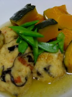 *かぼちゃと手作りがんものとろ〜り煮*-レシピのメイン写真