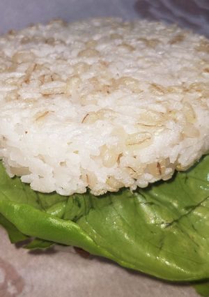 豚焼き肉ライスバーガー-レシピのメイン写真