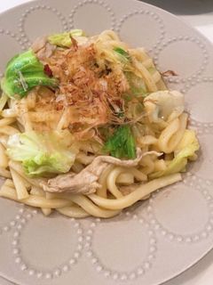 我が家の焼きうどん-レシピのメイン写真