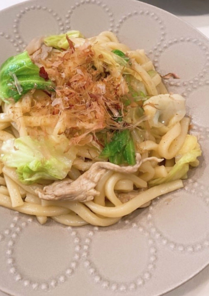 我が家の焼きうどん-レシピのメイン写真