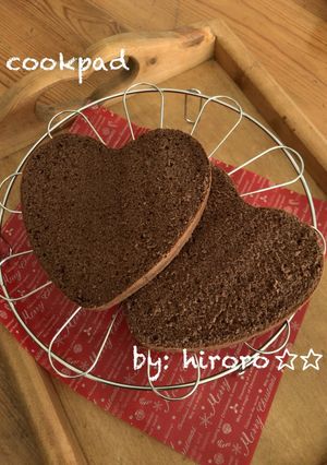 ココアのスポンジ♪♪直径15cm型-レシピのメイン写真