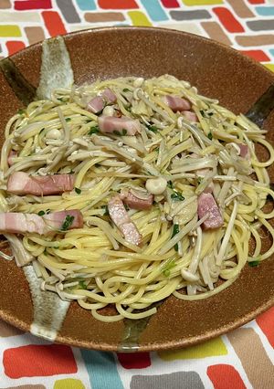 超簡単☆かいわれベーコン塩パスタ♪♪-レシピのメイン写真