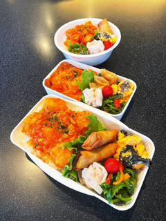 高校生弁当2023 6月29エビチリ弁当-レシピのメイン写真