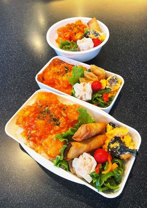 高校生弁当2023 ６月29エビチリ弁当-レシピのメイン写真