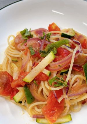 カンタン★夏野菜のパスタ-レシピのメイン写真
