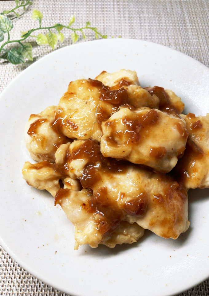 ささみの梅肉炒め-レシピのメイン写真