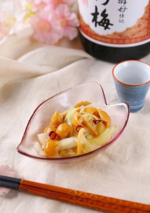 シャキネバ!新玉ねぎとなめこのピリ辛甘酢-レシピのメイン写真