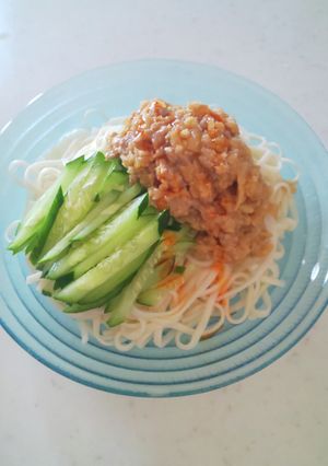 白胡麻香る♪盛岡風じゃじゃ麺(*^O^*-レシピのメイン写真