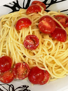 簡単♪プチトマトと生ハムの冷製パスタ-レシピのメイン写真
