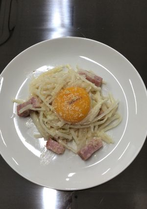 寒天で超ヘルシーダイエットカルボナーラ♡-レシピのメイン写真