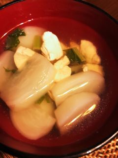 鶏ささみとカブのスープ-レシピのメイン写真