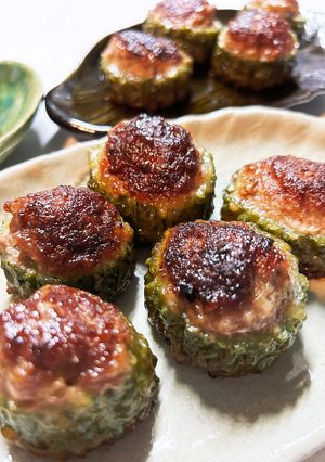 ゴーヤの肉詰め＊ゴーヤ嫌いは多分無理！-レシピのメイン写真