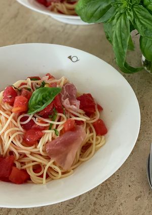 ＊トマトの冷製パスタ＊-レシピのメイン写真