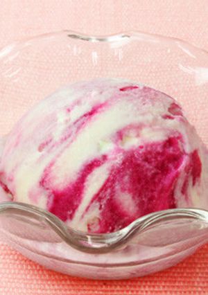 赤しそのマーブルアイス-レシピのメイン写真