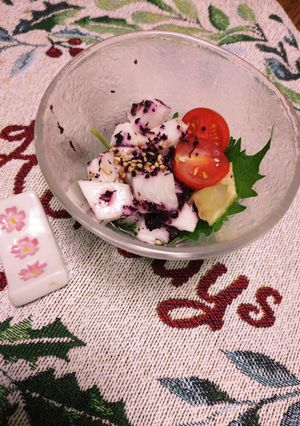 パパっと！サッパリ！とろろ芋のゆかり和え-レシピのメイン写真